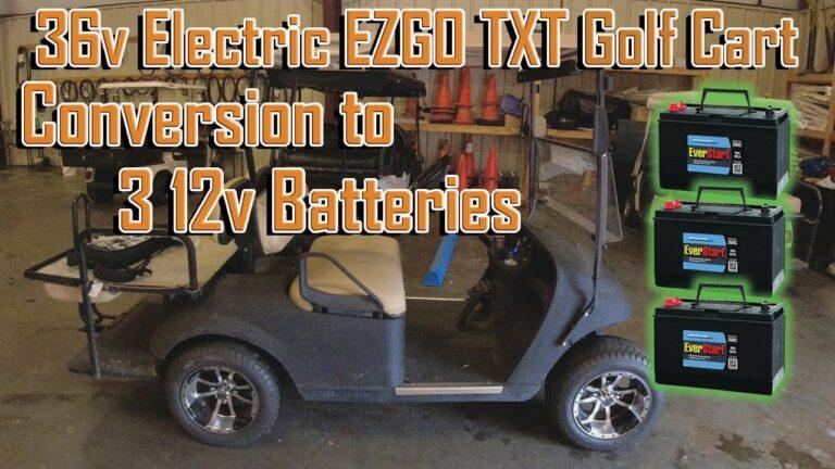 Can You Use 3 12V Batteries On A 36V Golf Cart Instead Of Six 6V